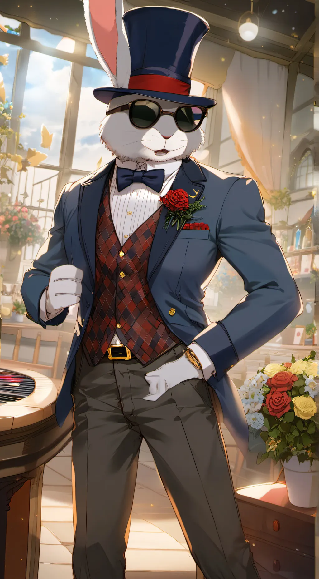 ai character: B613  background