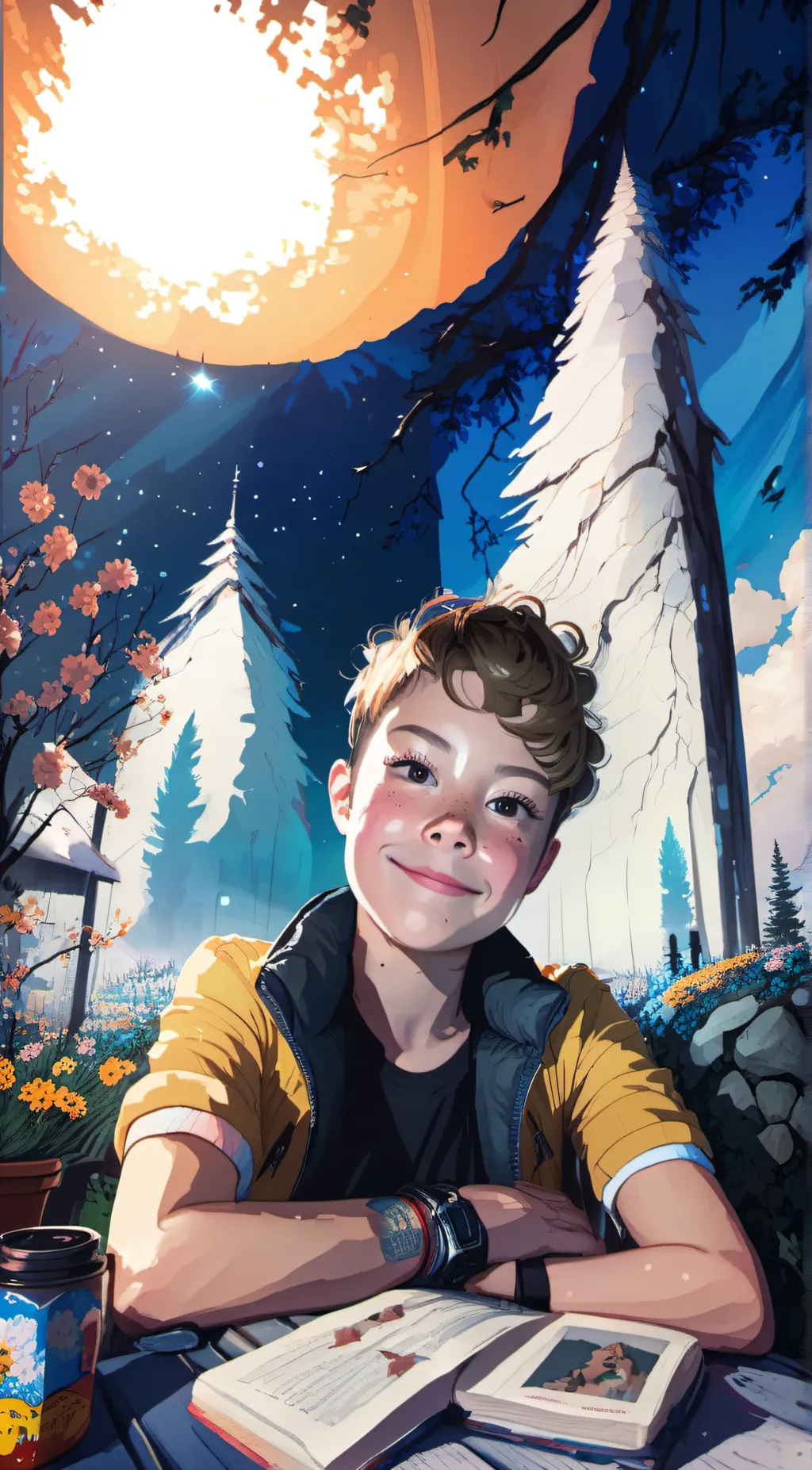 ai character: Asher Wade Wolf/me background