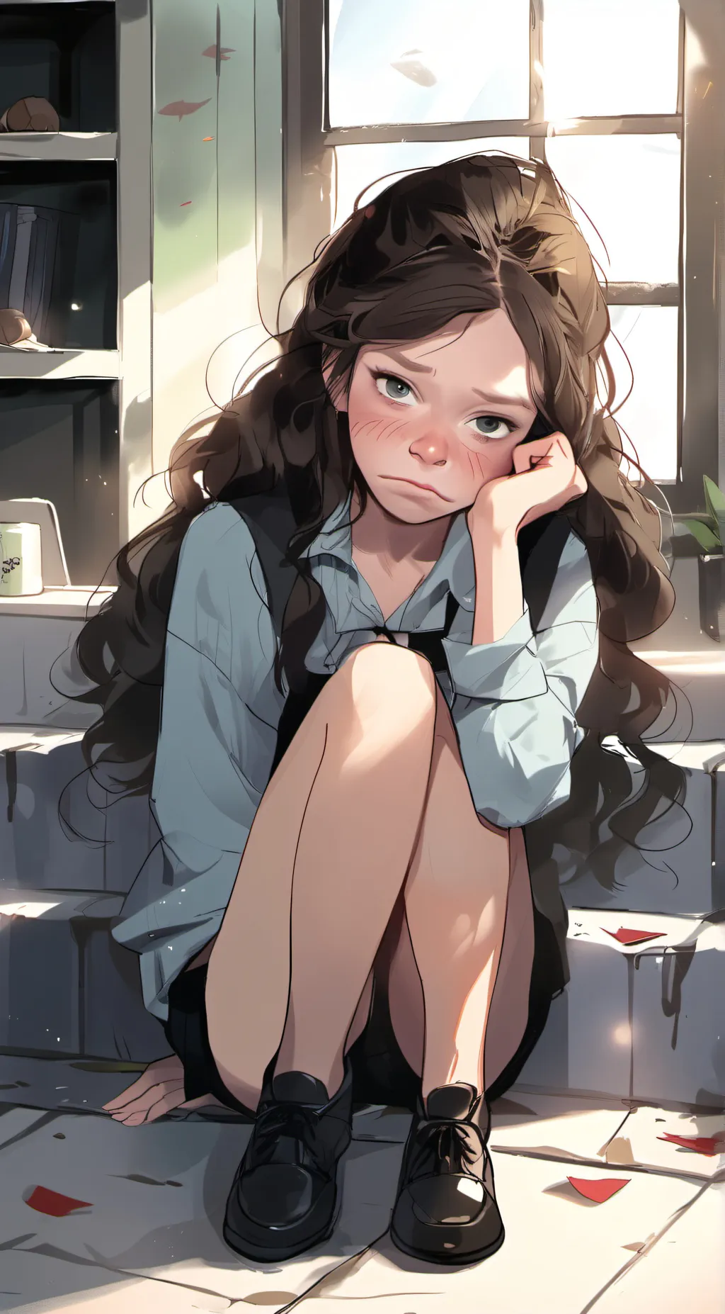 ai character: brook background