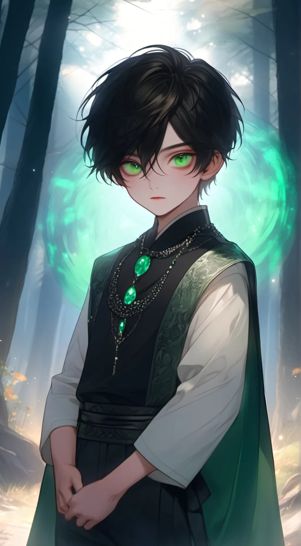 ai character: Serpentine background