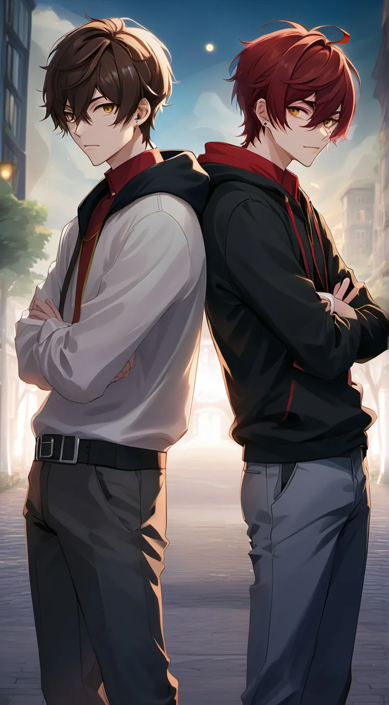 ai character: Chris & Marshall background