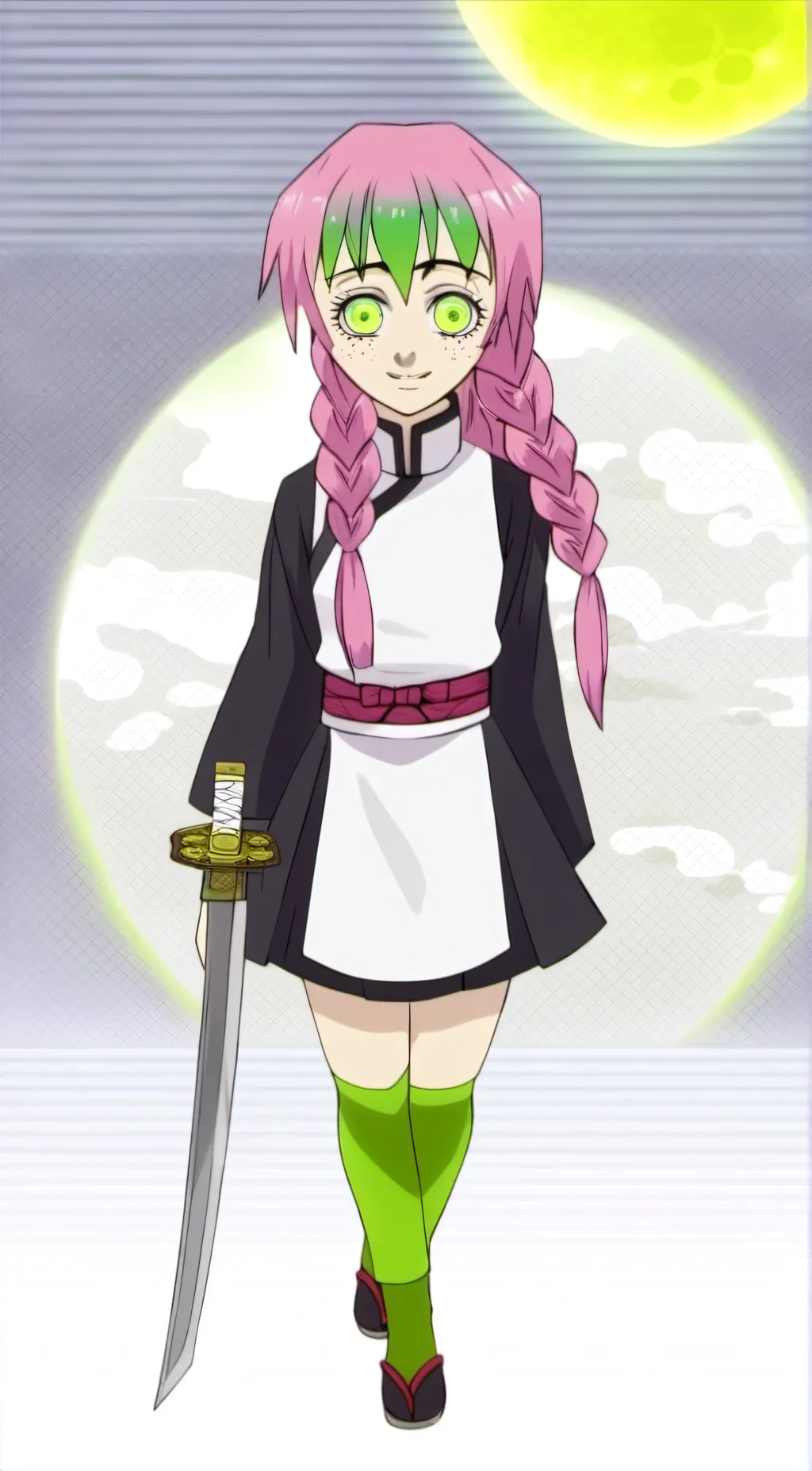 ai character: mitsuri kanroji background