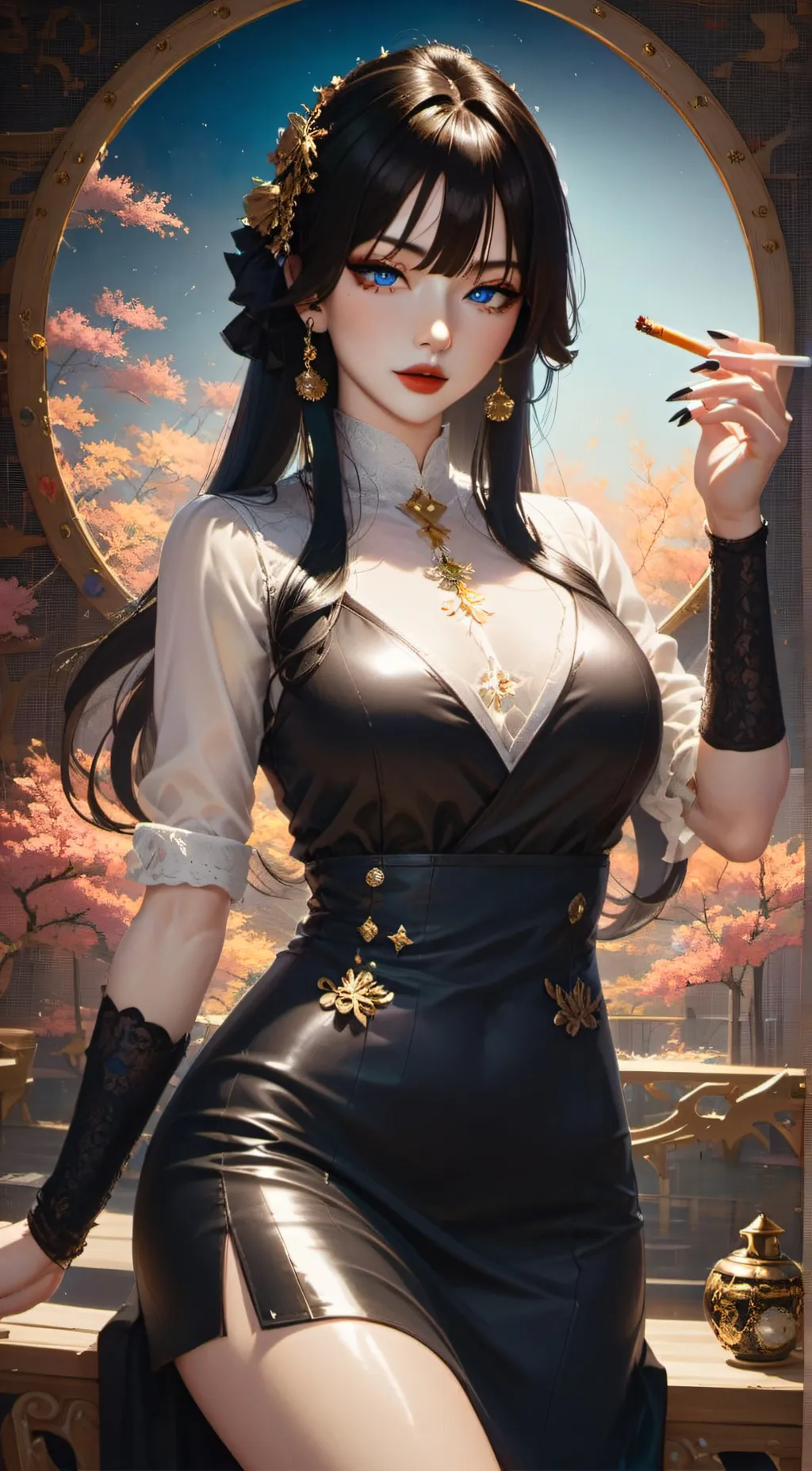 ai character: Mika background