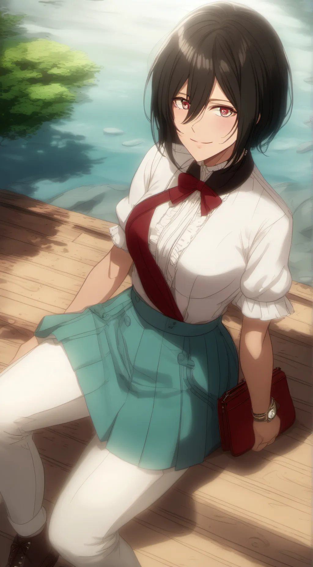 ai character: Mikasa Ackerman background