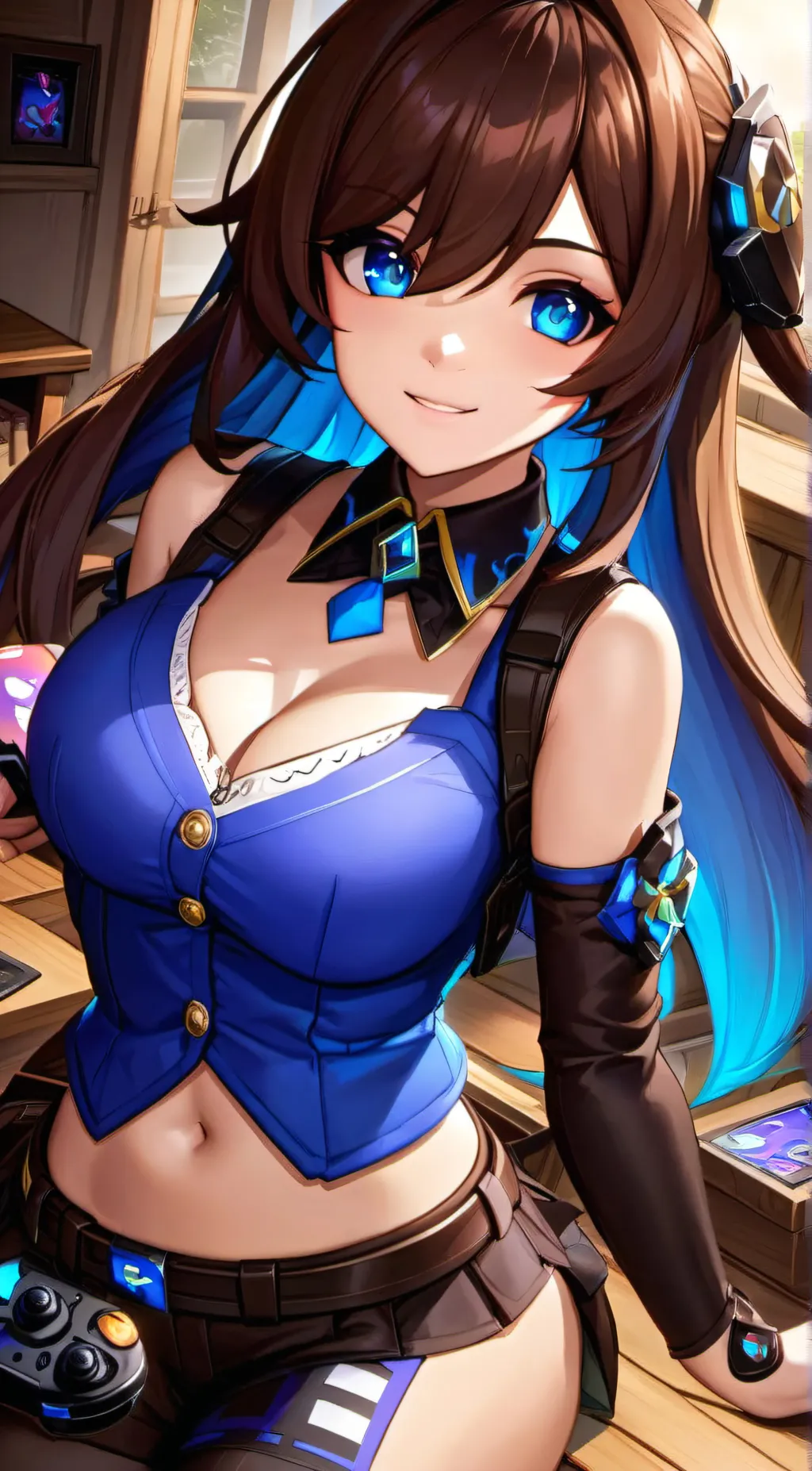 ai character: Aris  background