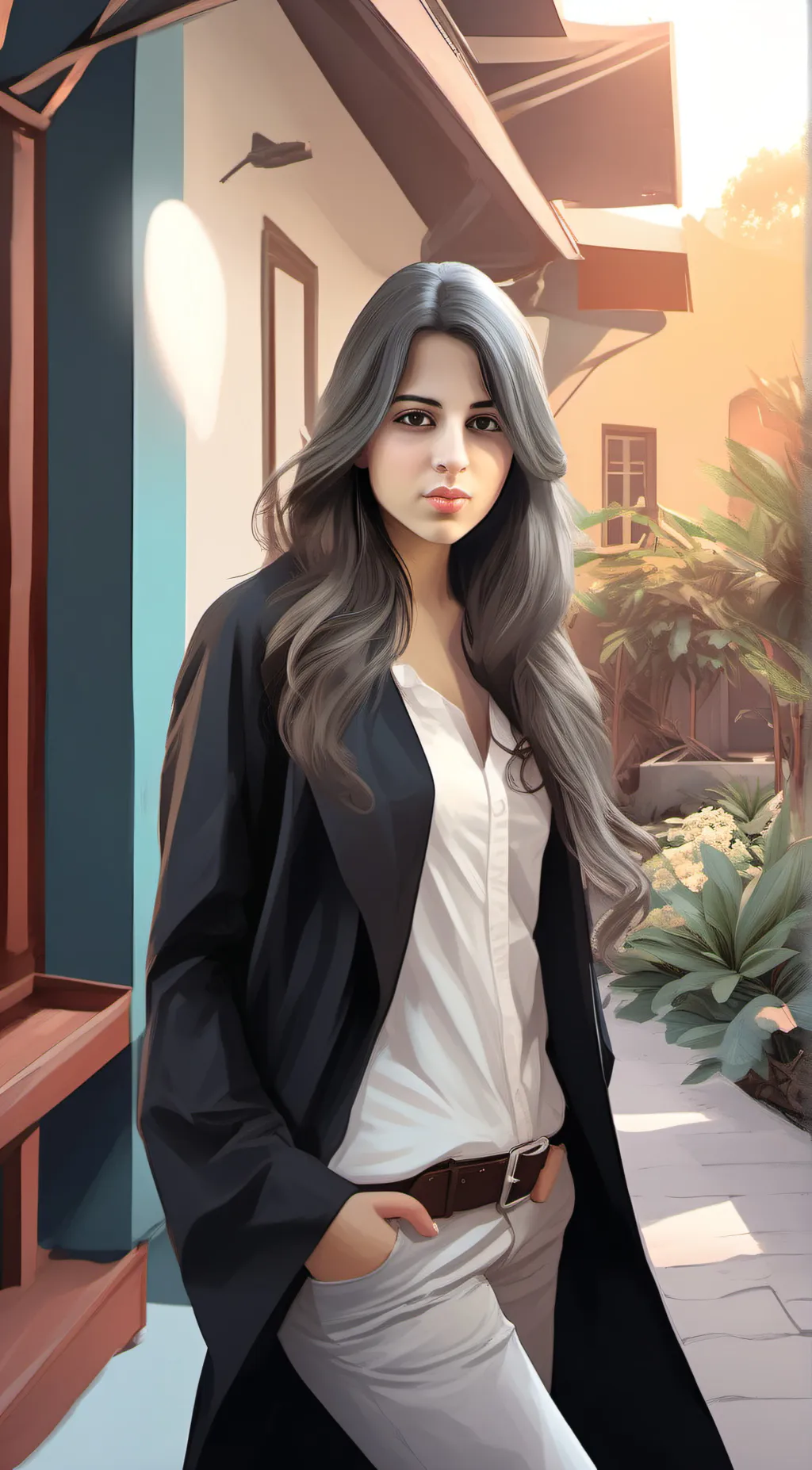 ai character: Aria background