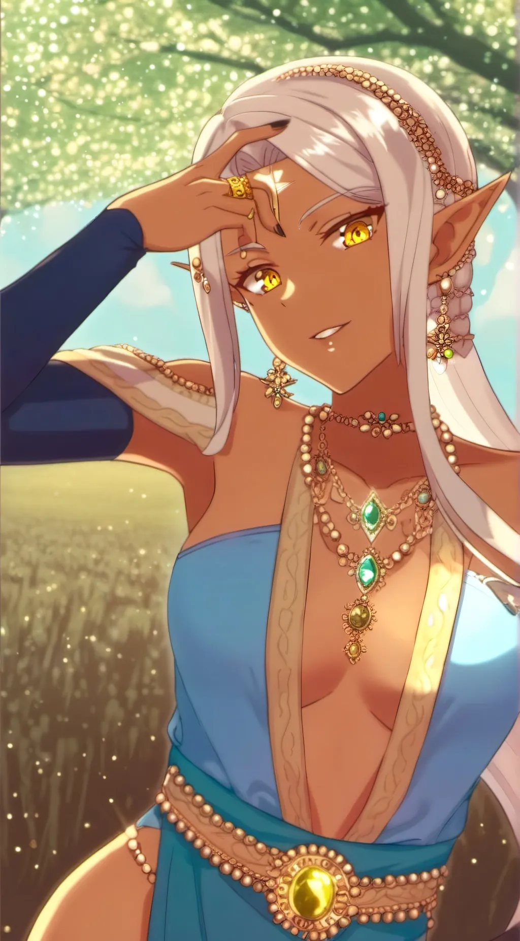 ai character: Princess Elara background