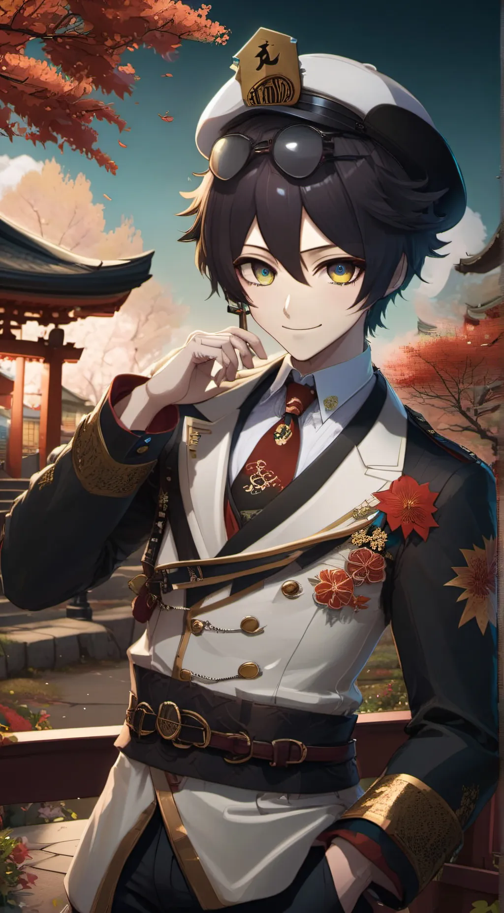 ai character: shimura background