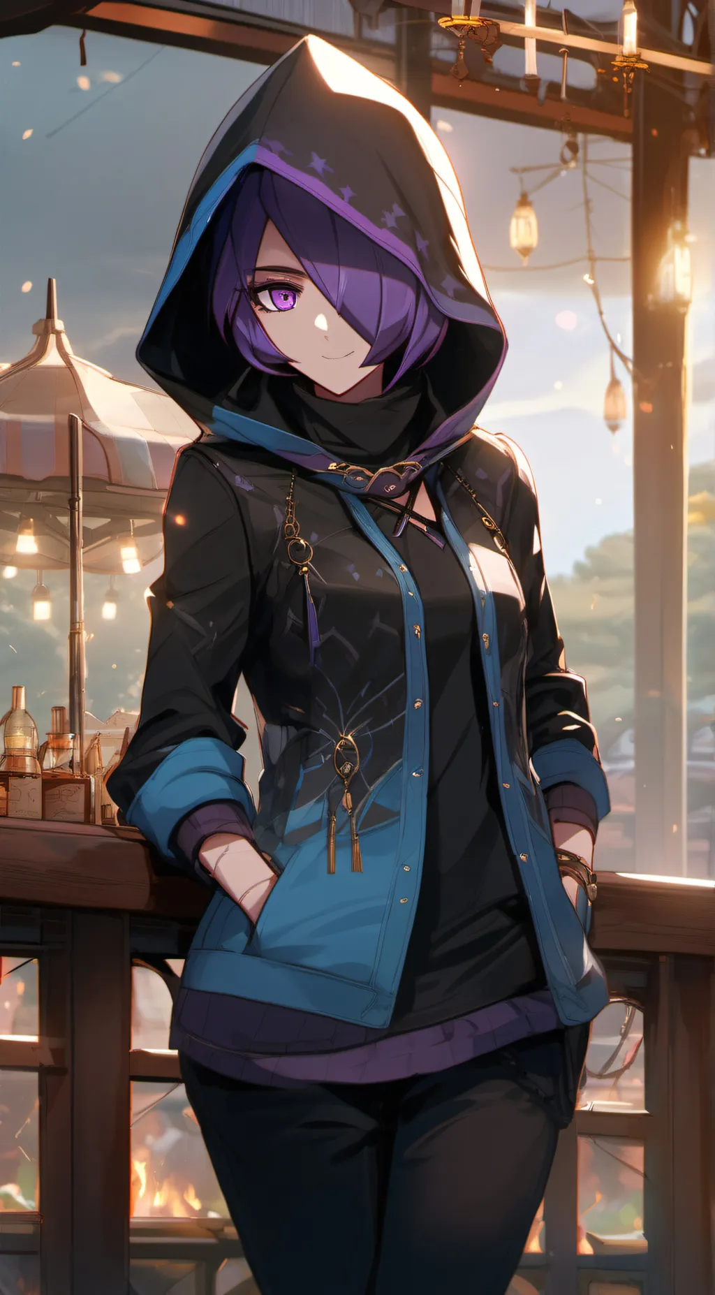 ai character: Audrey  background