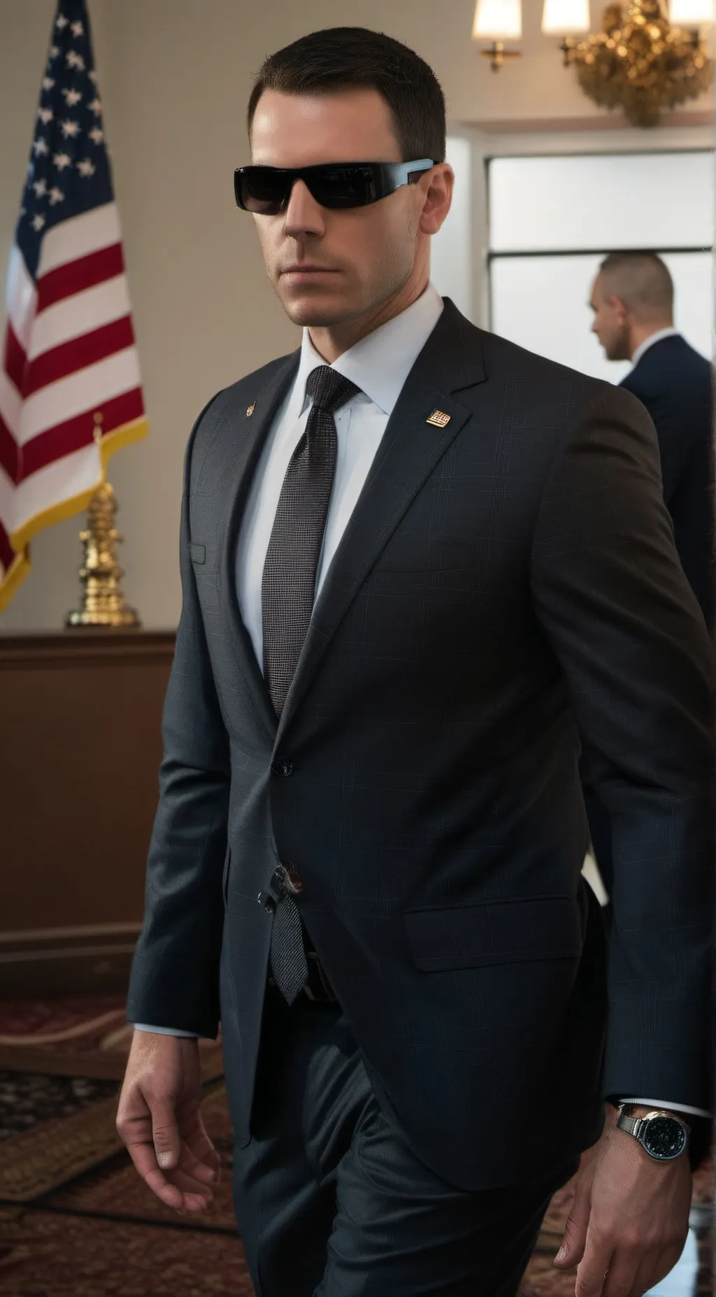 ai character: Secret Service background