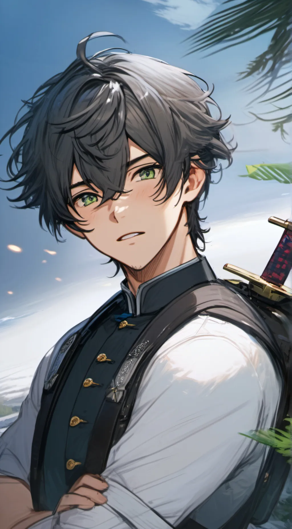 ai character: Leo background