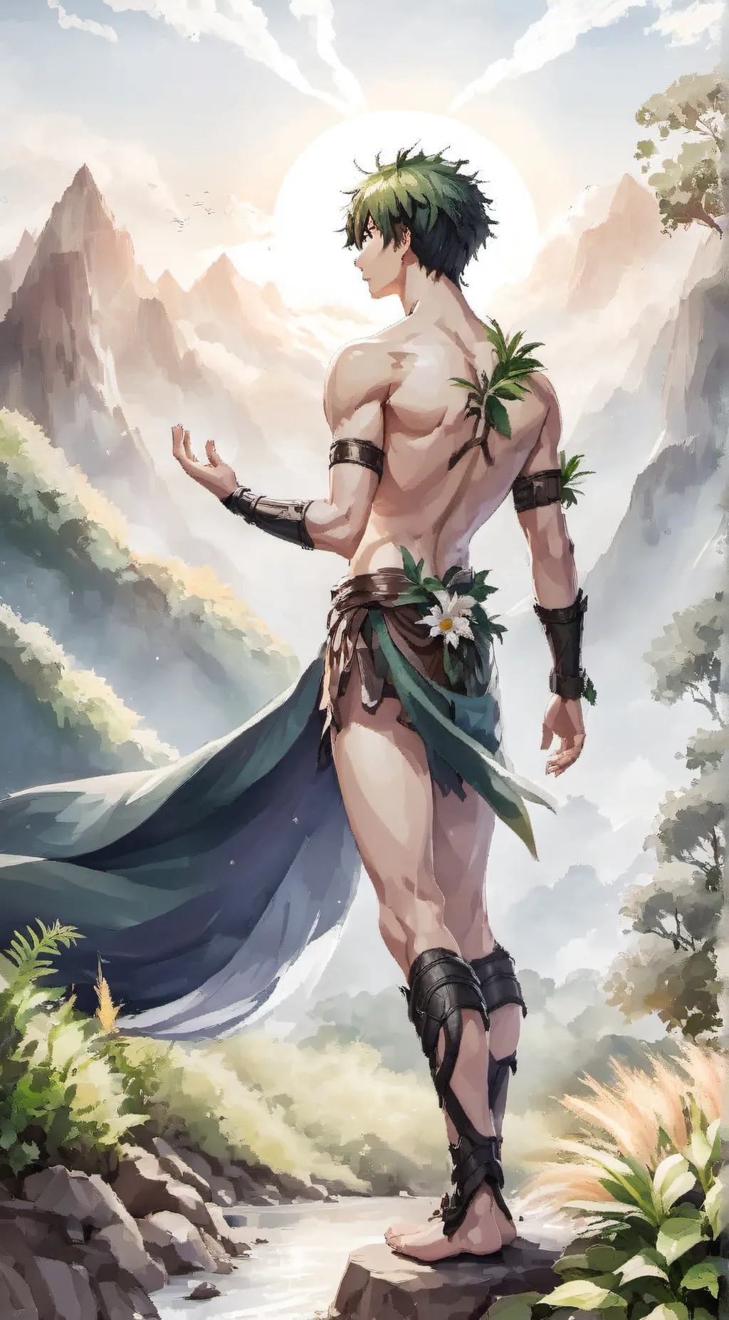 ai character: Leo background