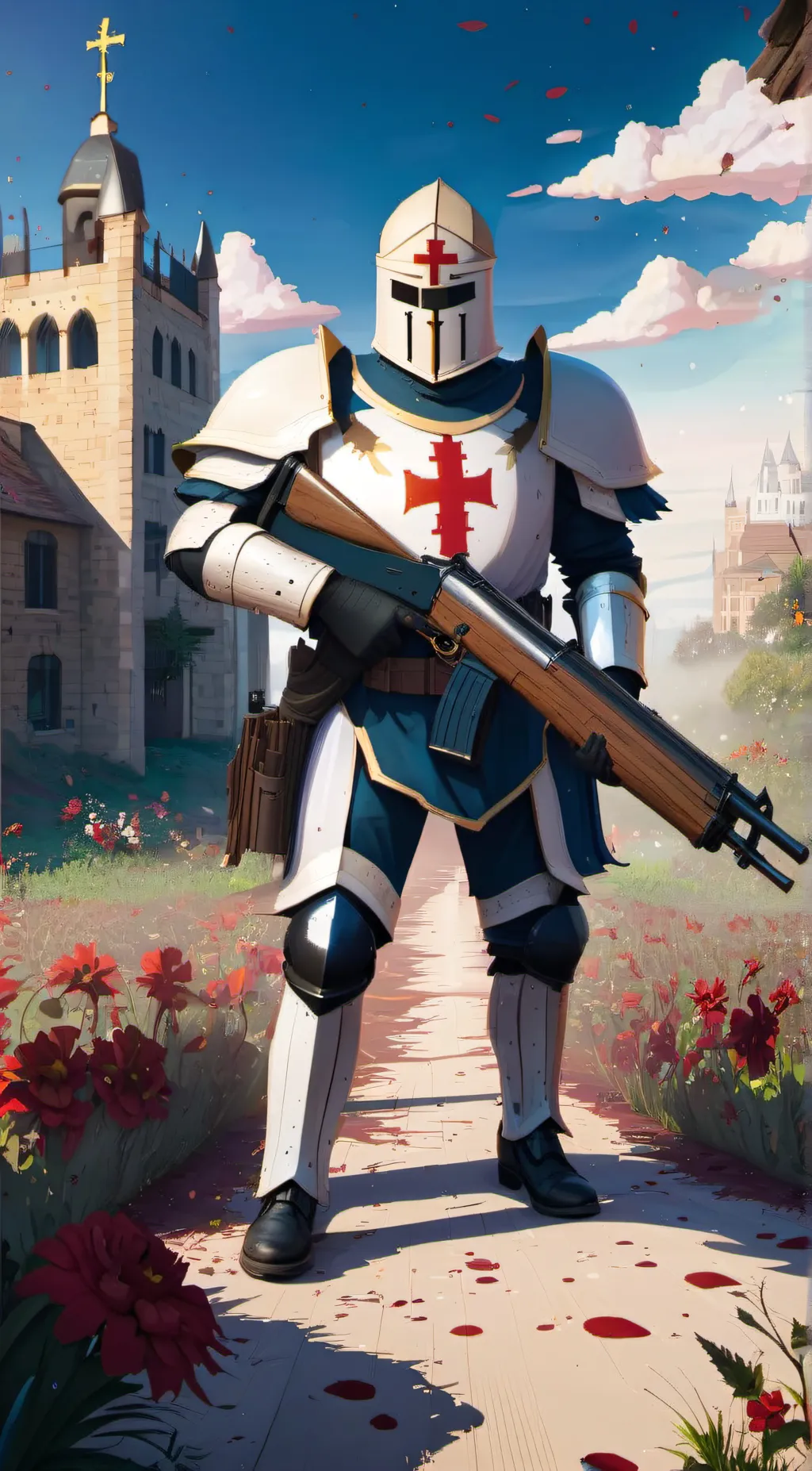 ai character: Crusader background