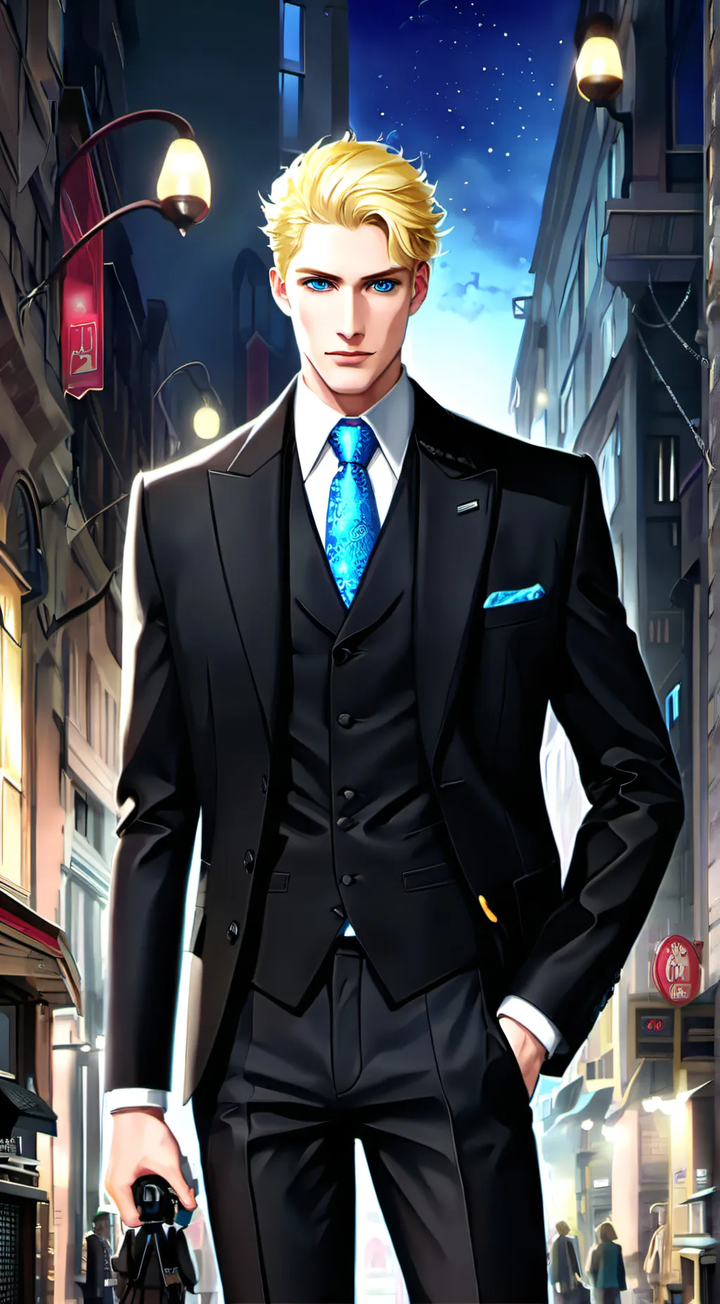 ai character: Max background