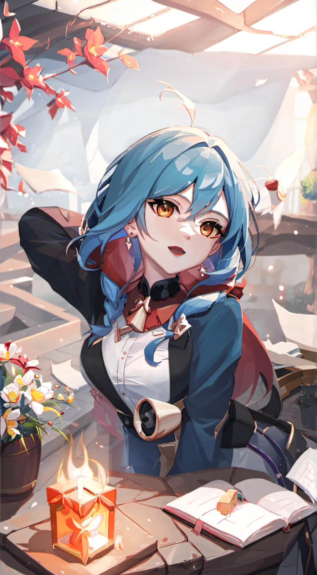 ai character: anita background