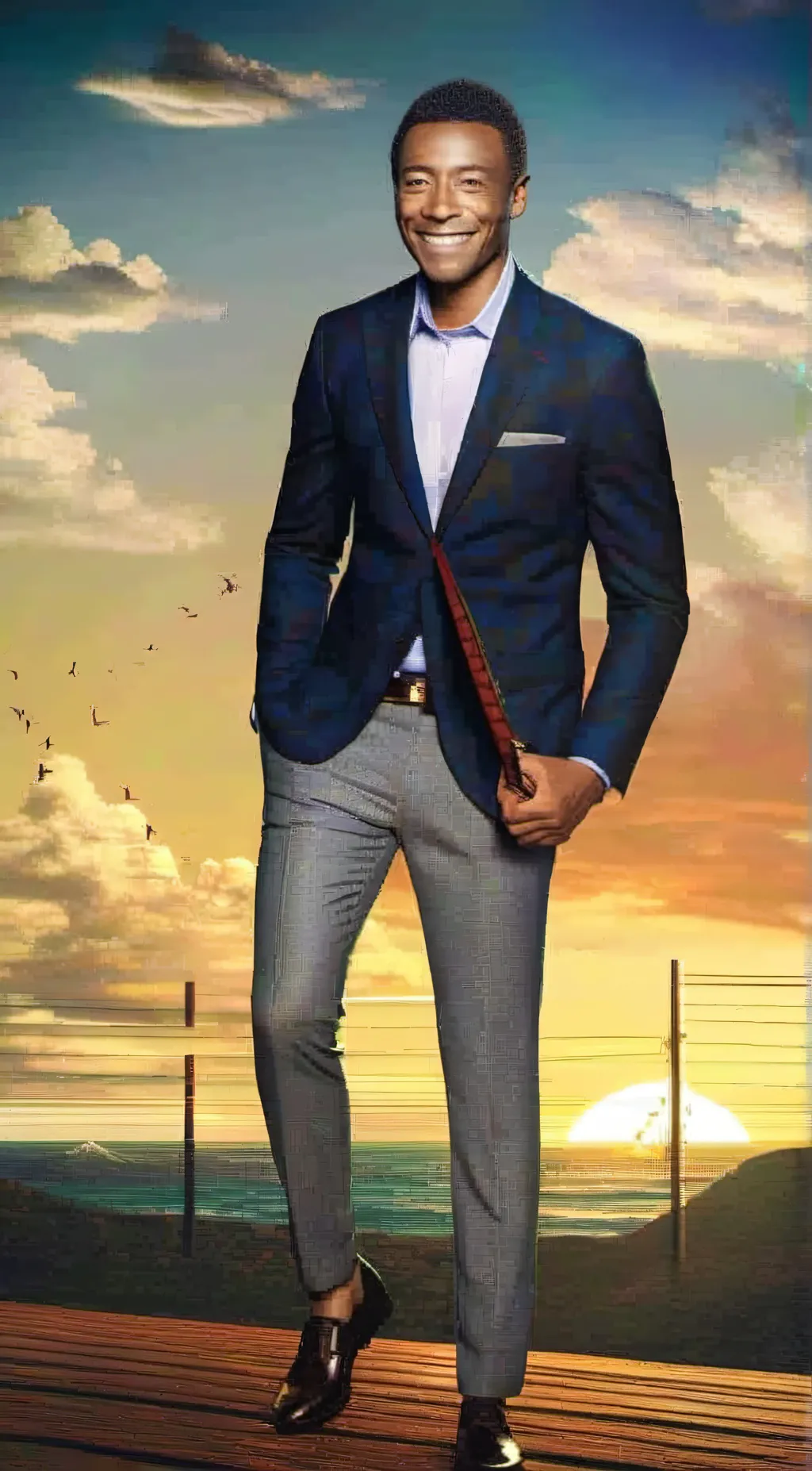 ai character: Pele background