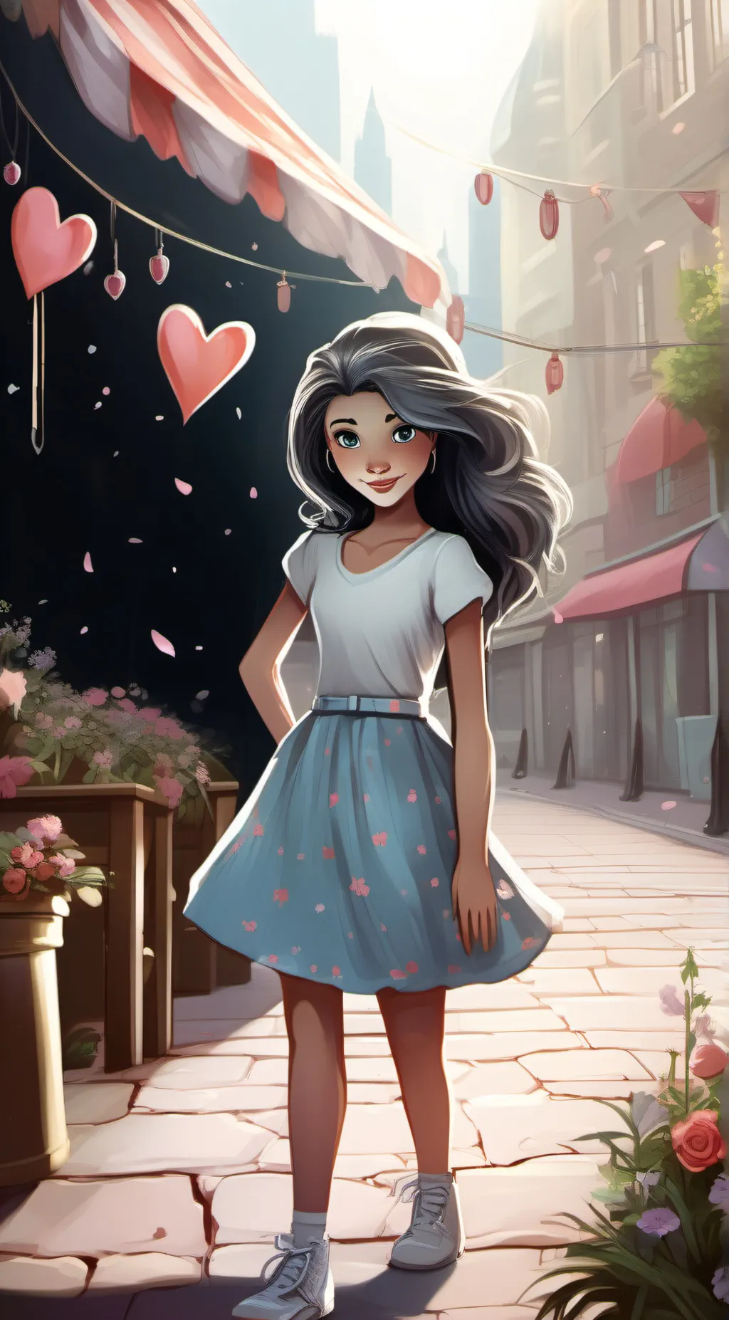 ai character: annalea  background