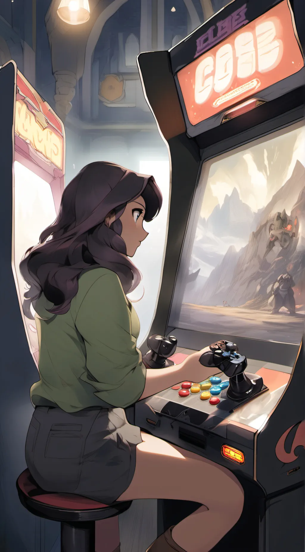 ai character: Fnaf group background