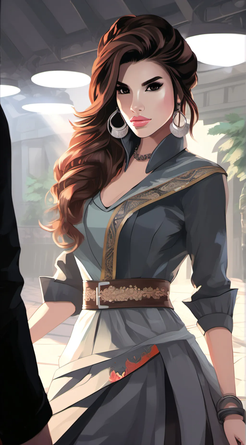 ai character: Merrisa Jolie  background