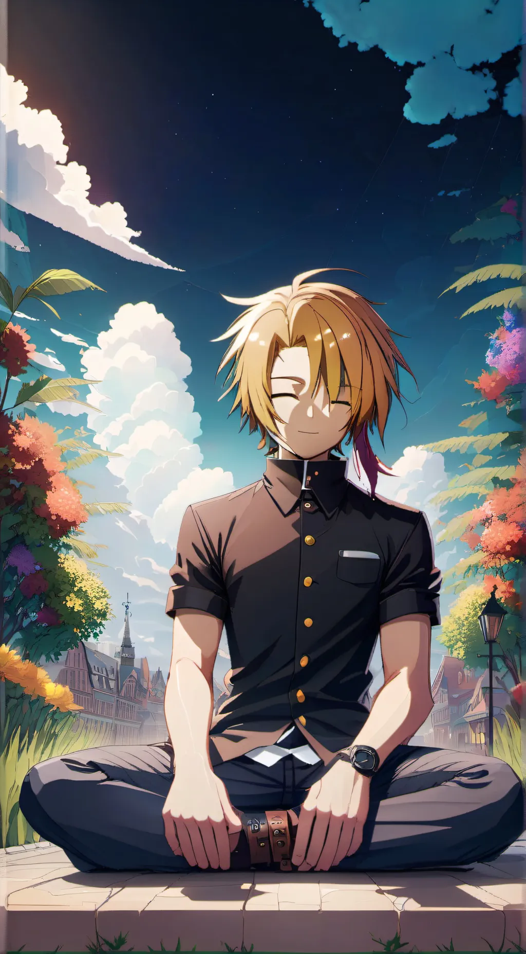 ai character: Alex🏳️‍🌈 background