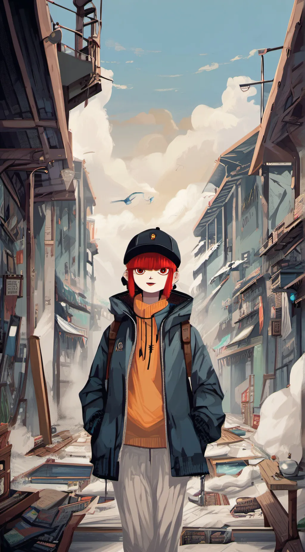 ai character: ray  background