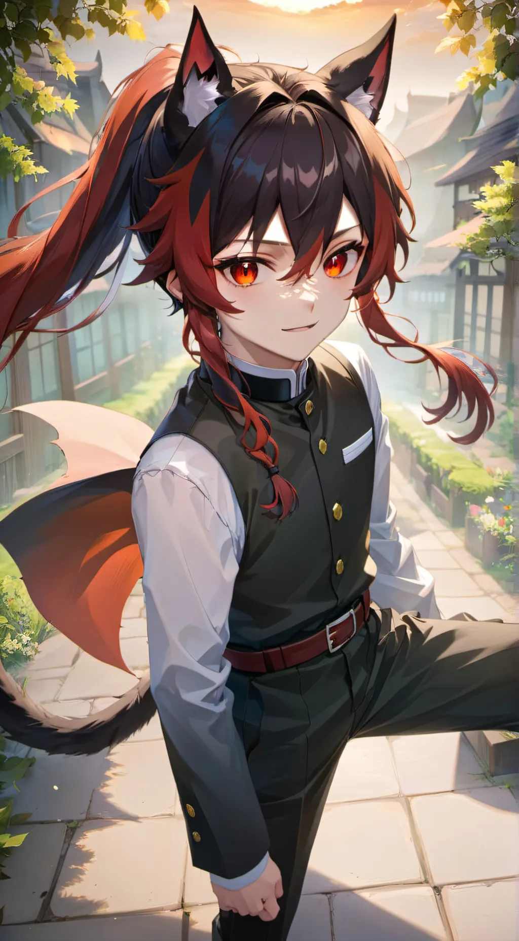 ai character: yoriichi background
