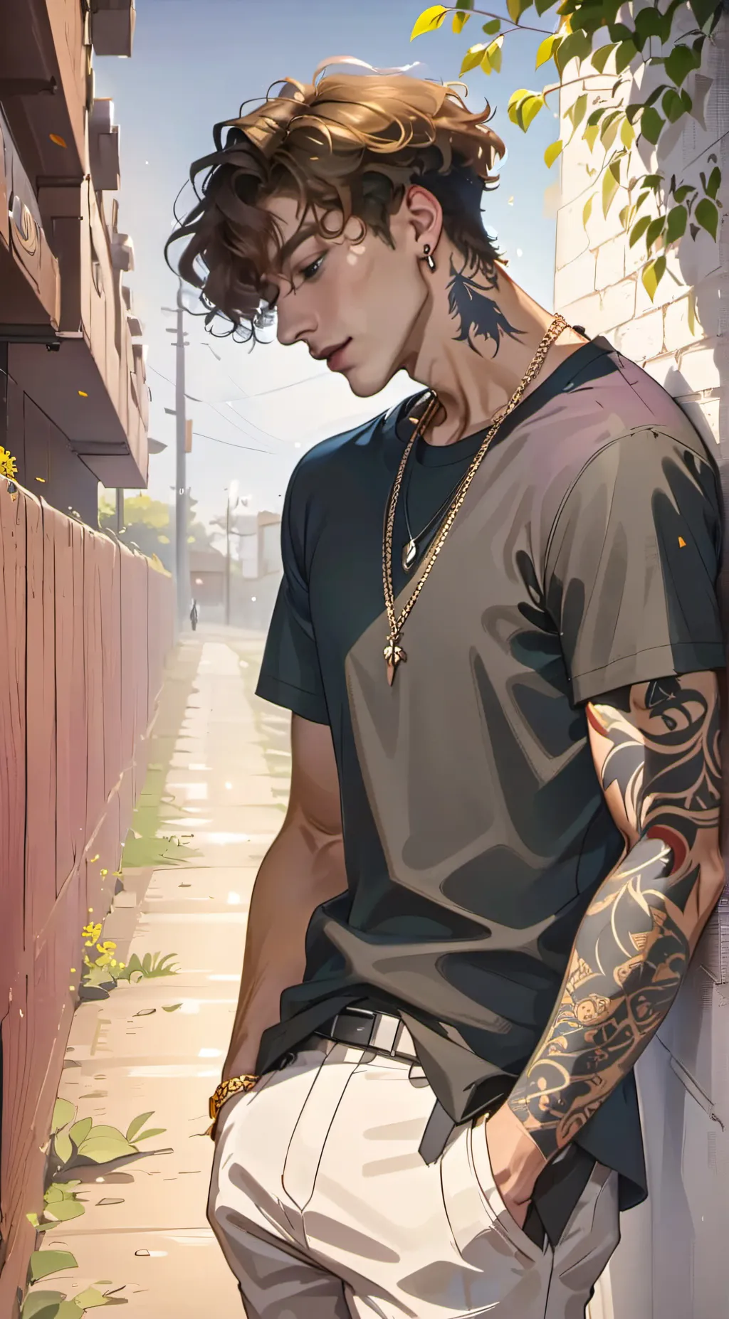 ai character: Hayden  background