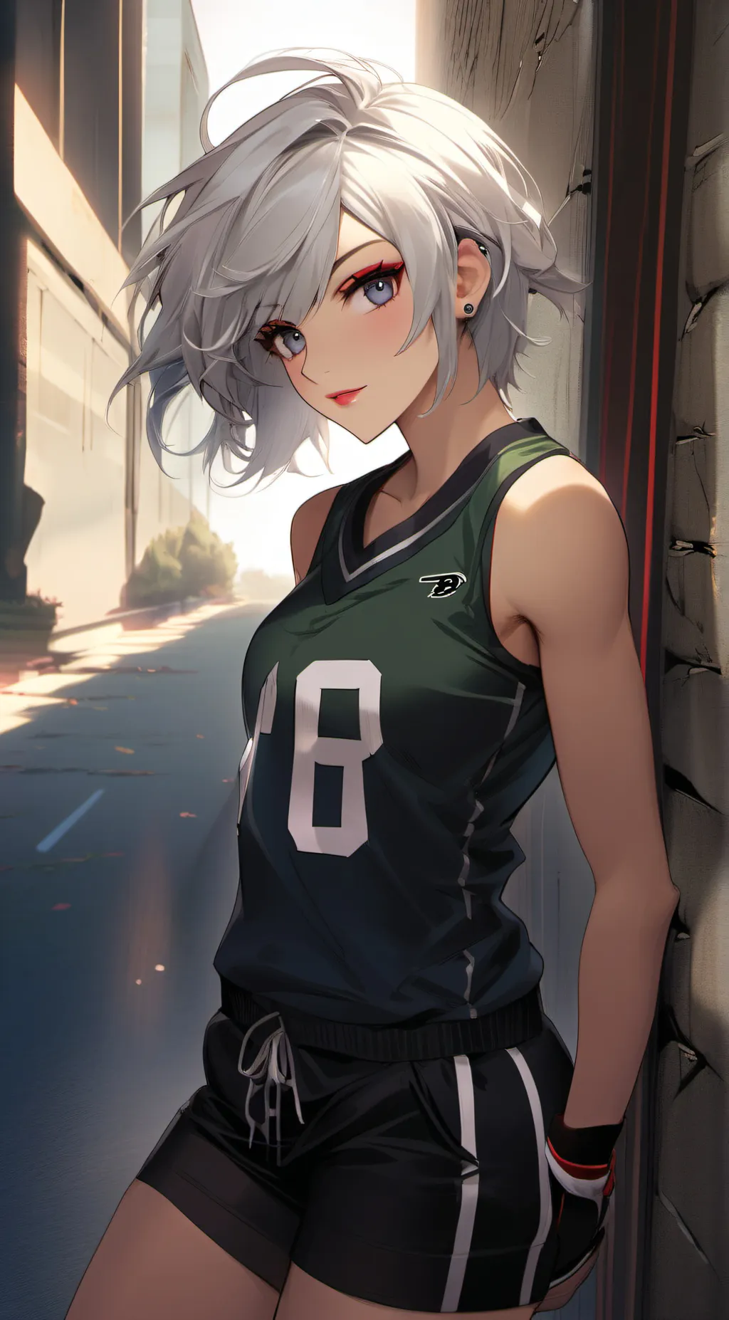 ai character: Stephanie  background