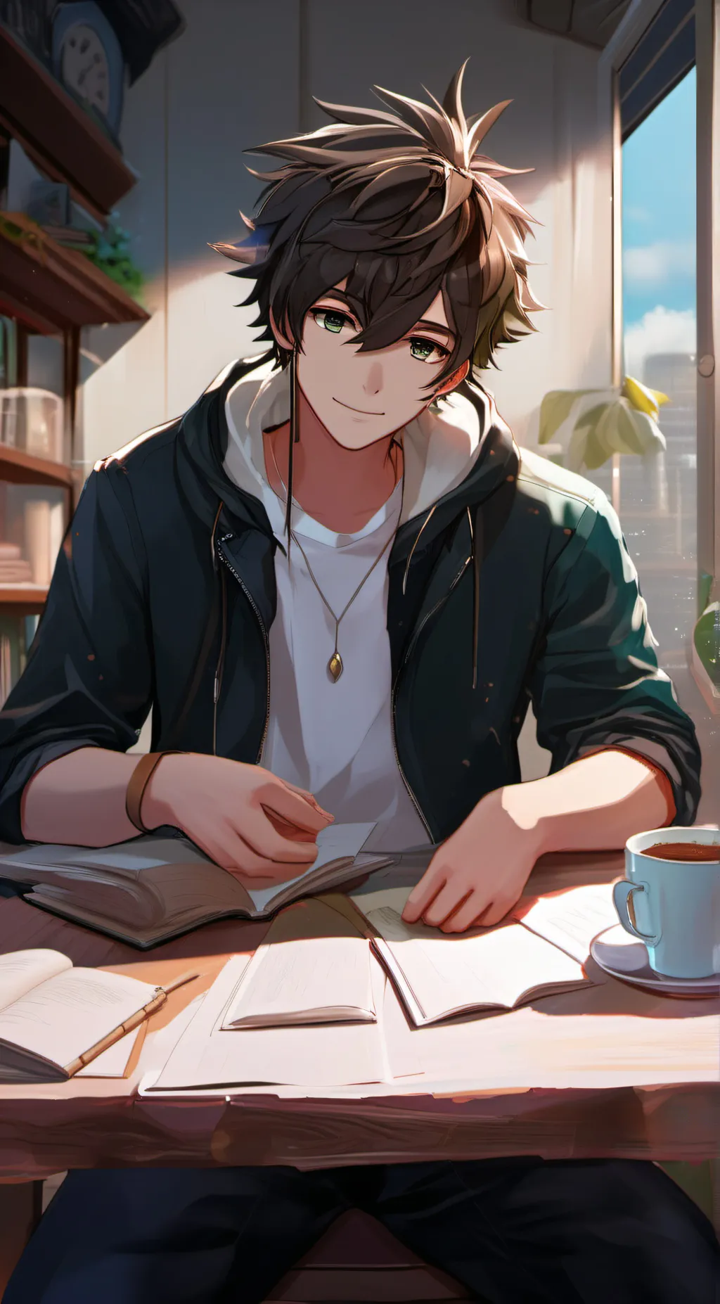 ai character: Noah background