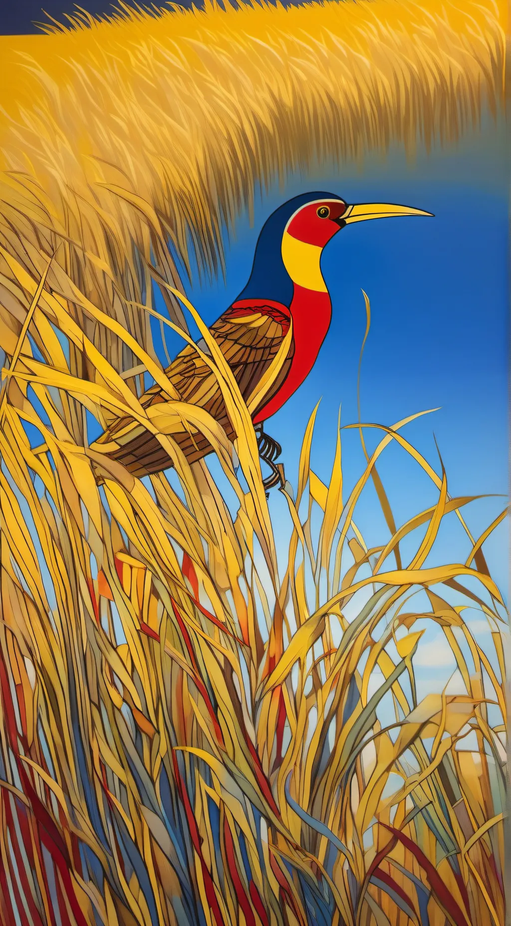 ai character: Bird background