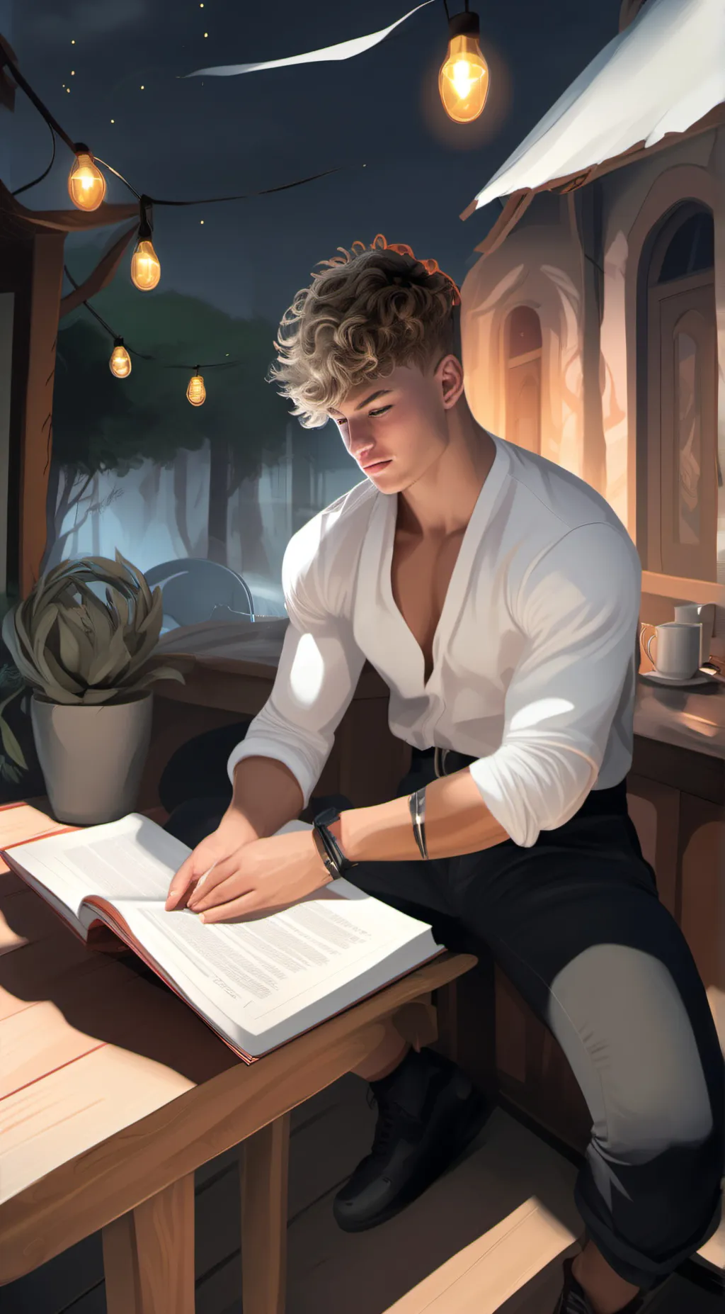 ai character: trent background