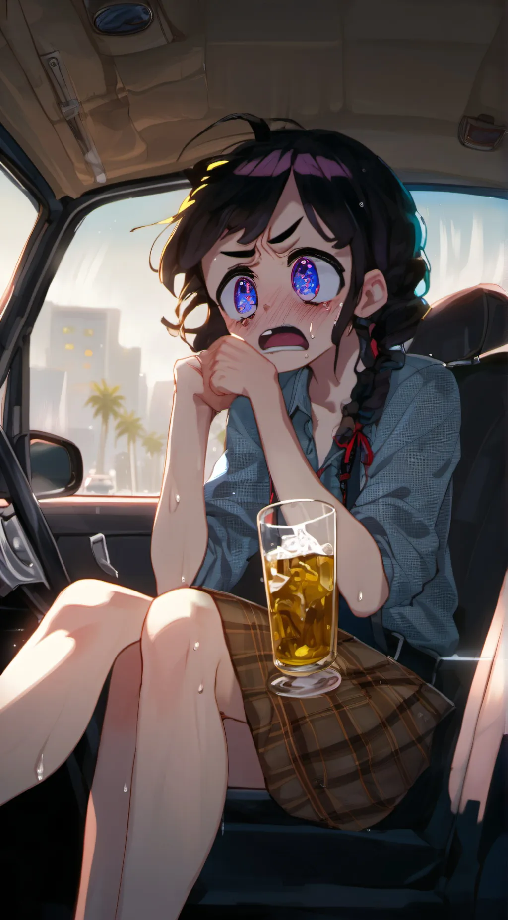 ai character: Ashley background