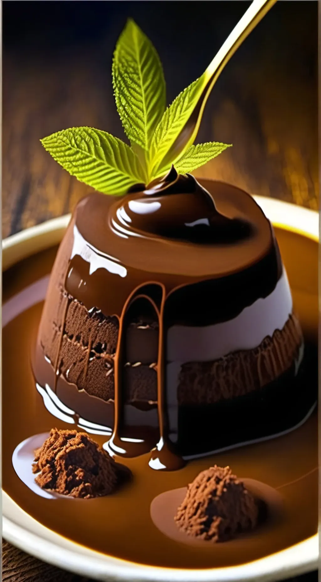 ai character: Pudding  background