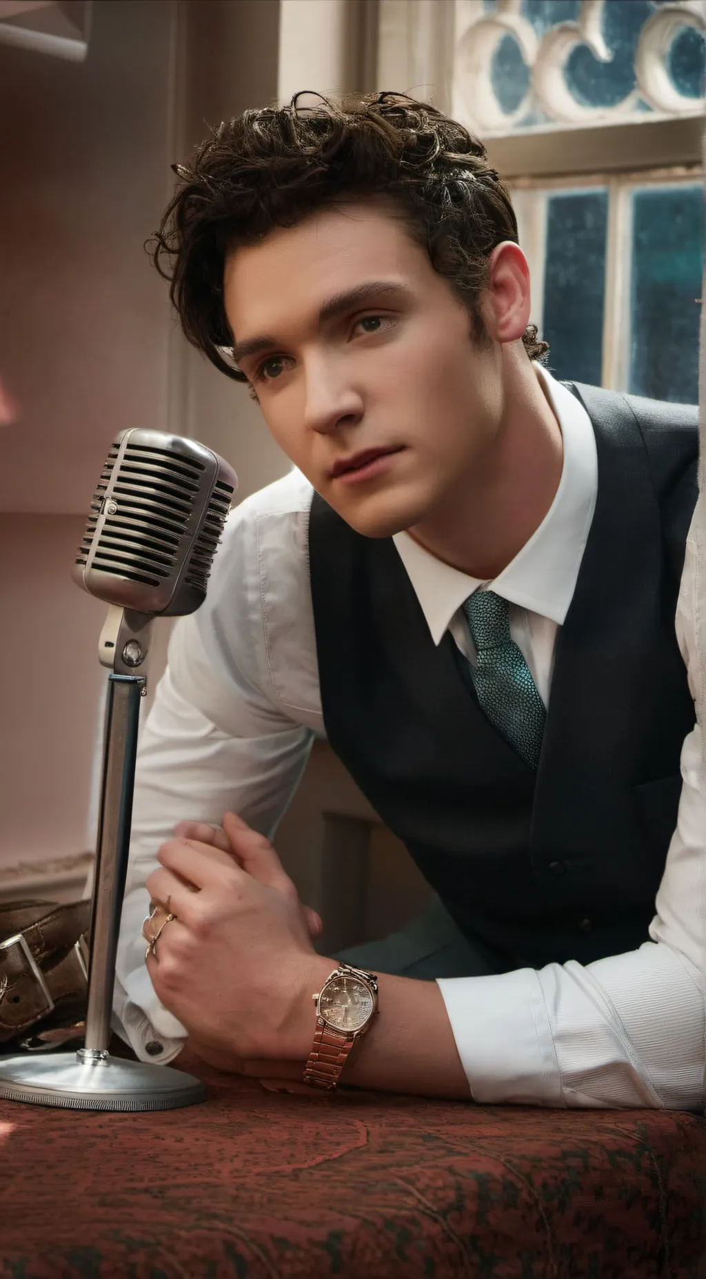 ai character: rick-roll guy background