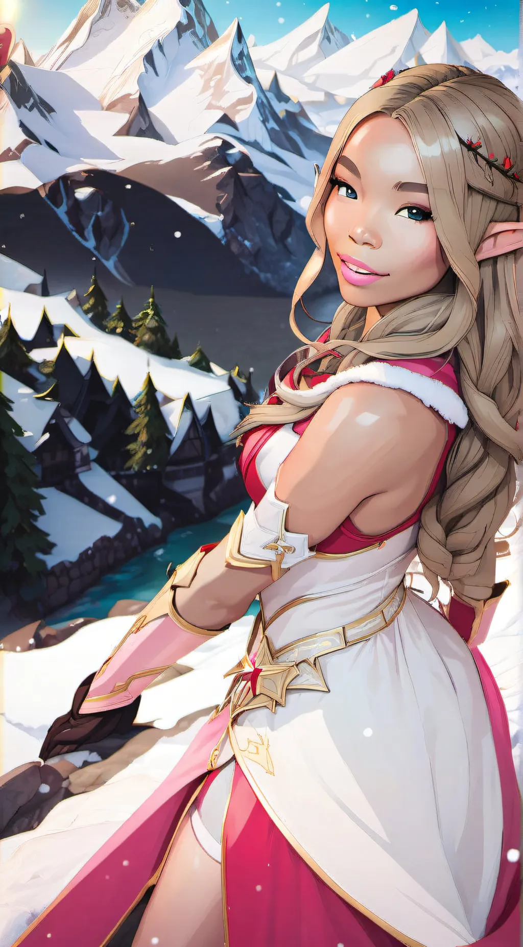 ai character: Beauty  background