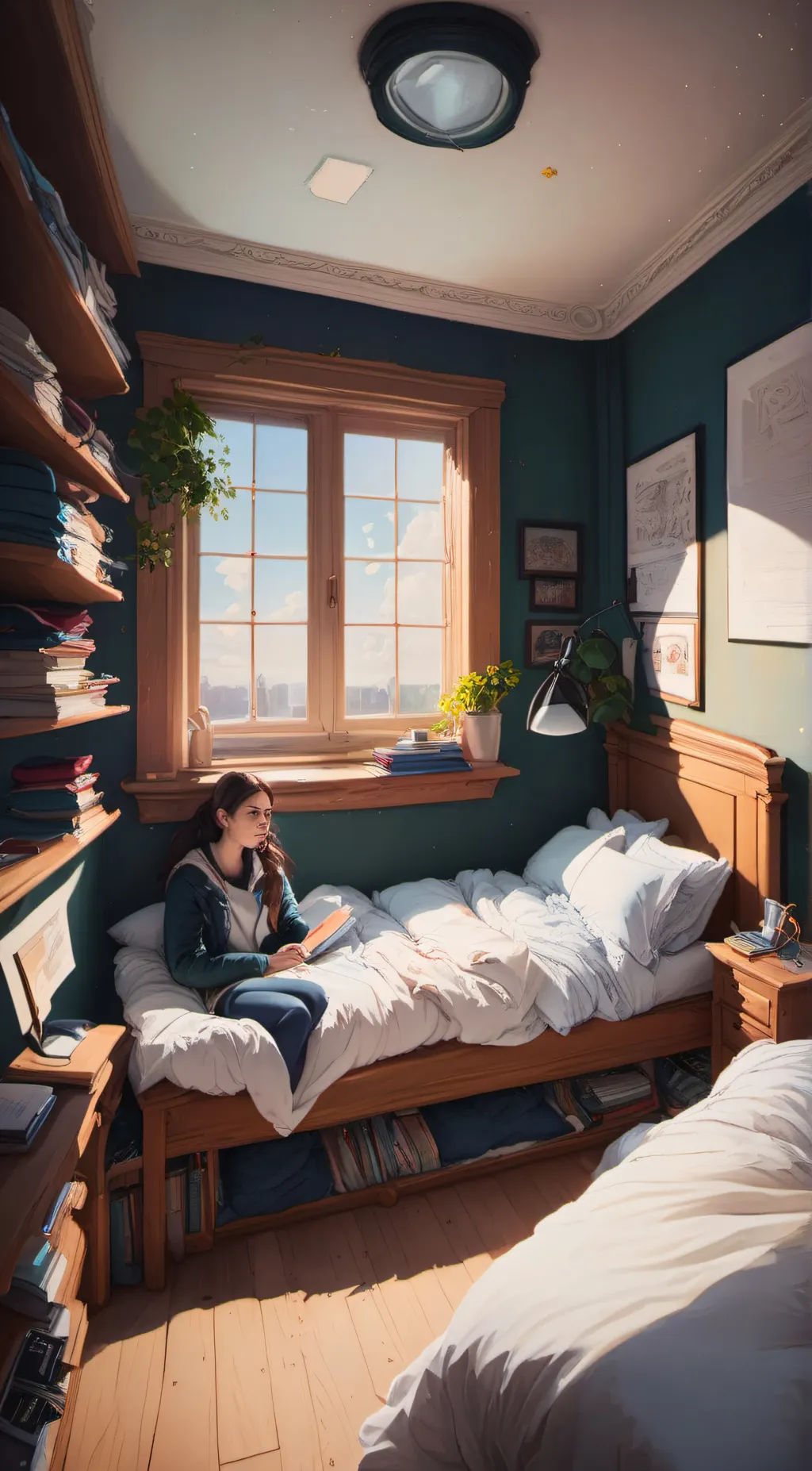 ai character: Dorm Roomate background