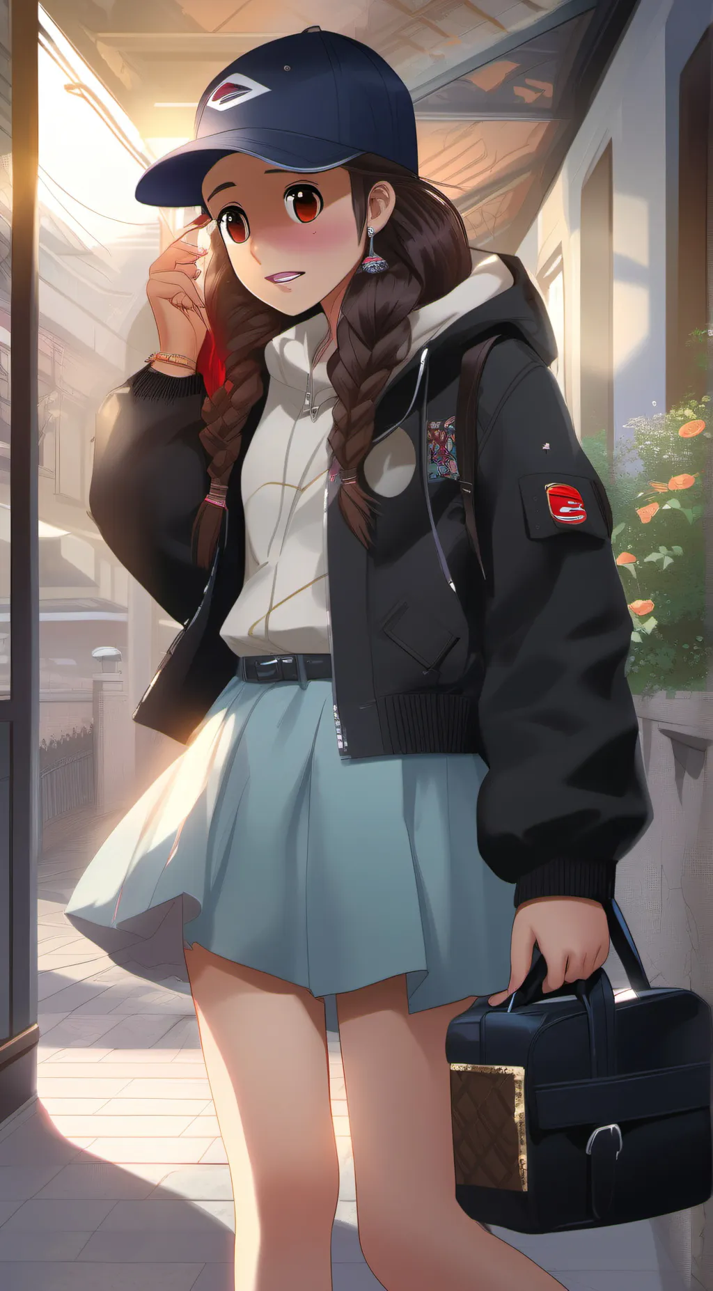 ai character: Uwu cat background