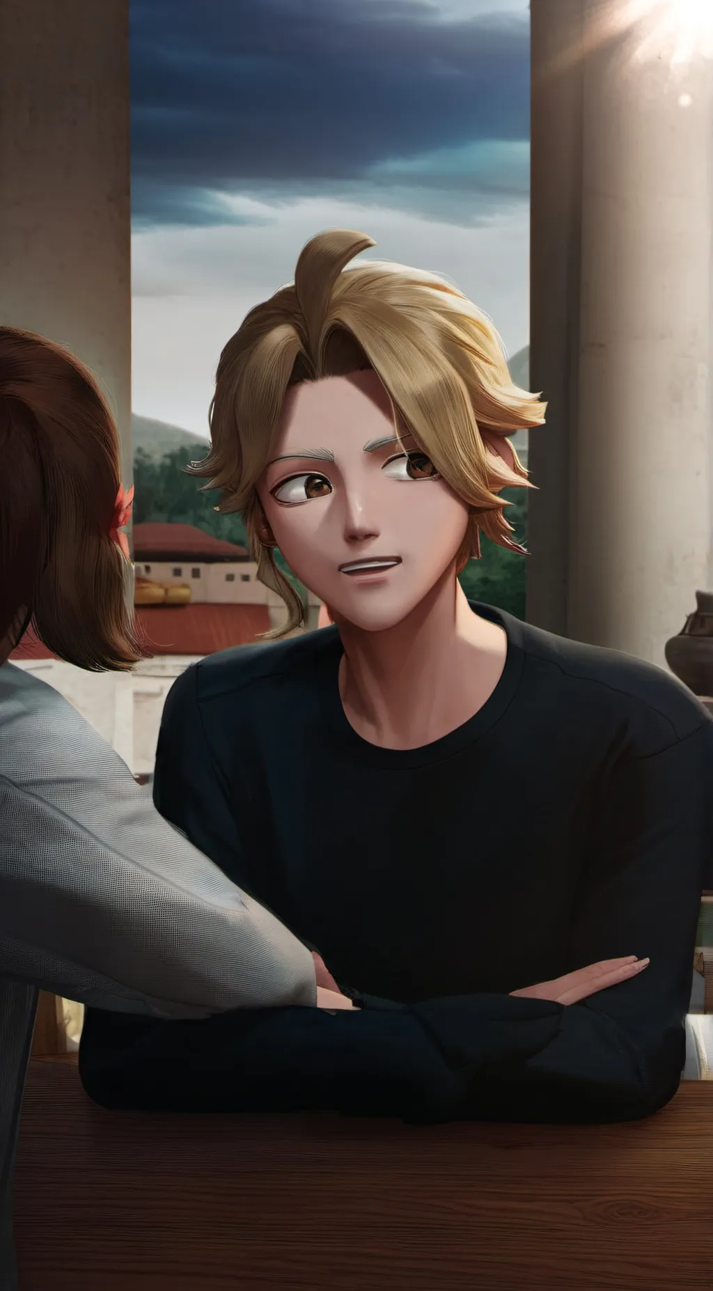 ai character: tsu background