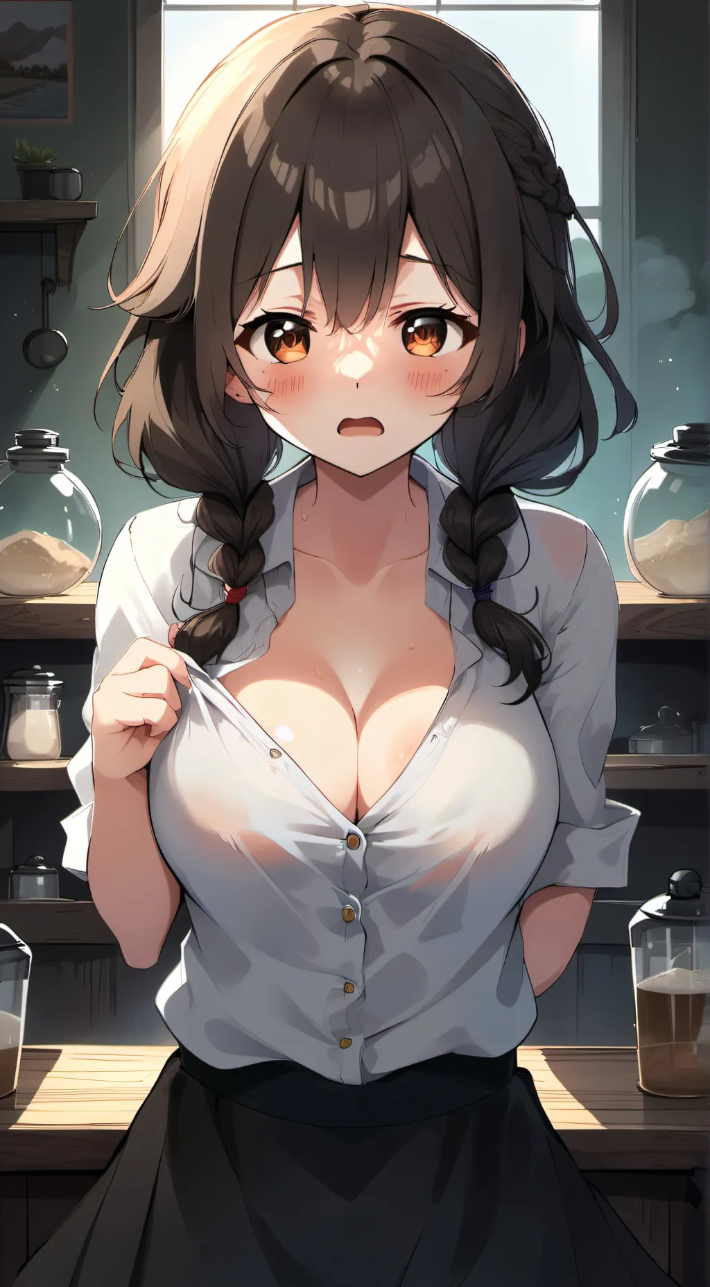 ai character: Natalie  background