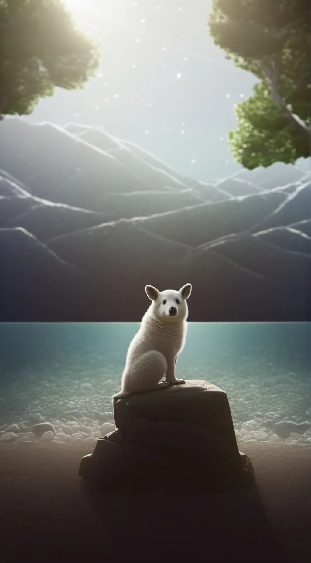 ai character: hello background