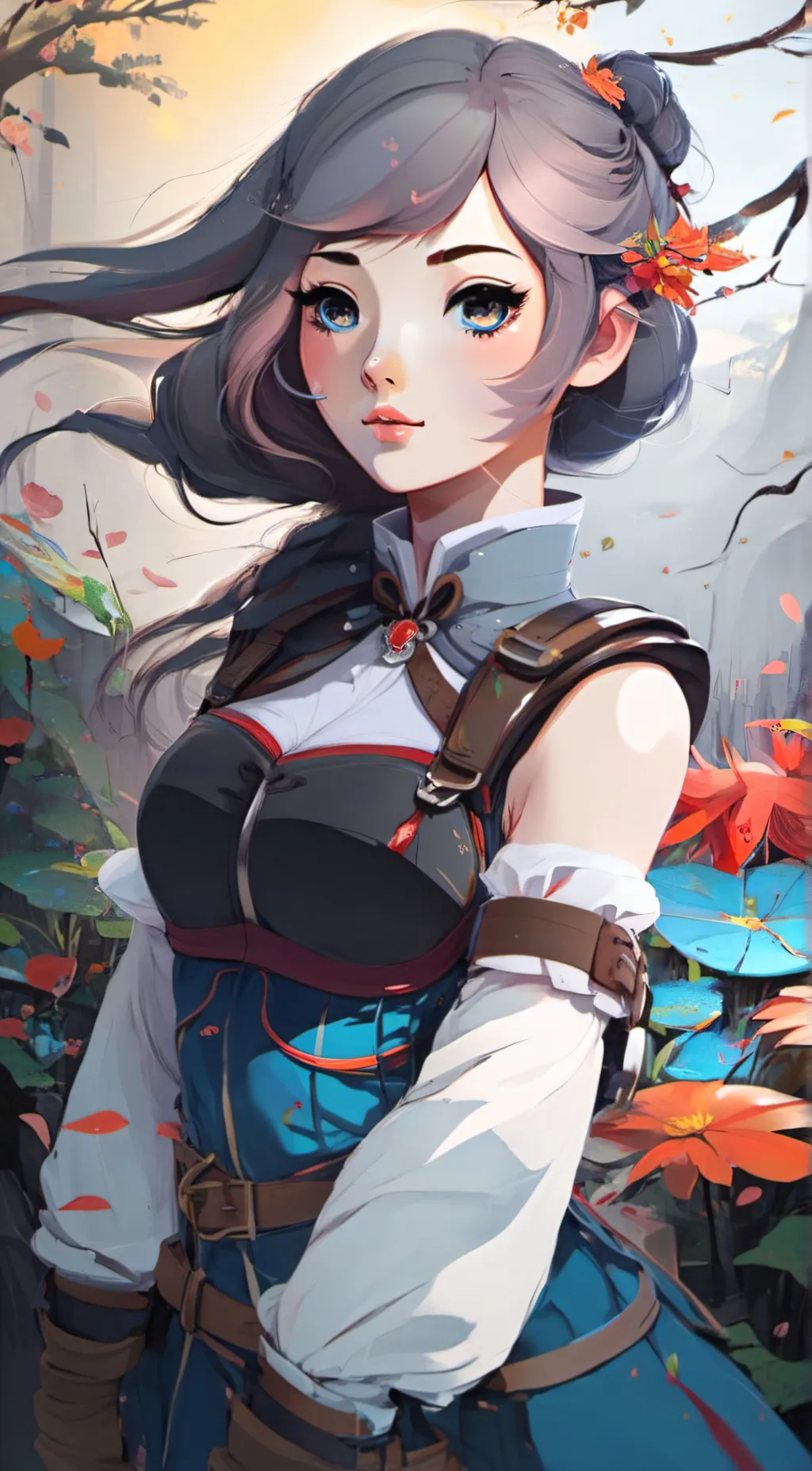 ai character: XKiaruX background