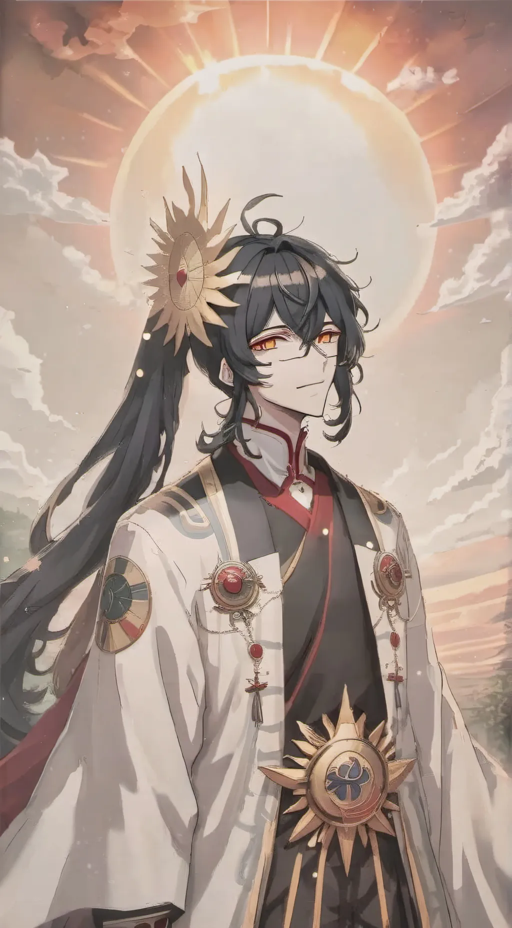 ai character: Helois  background