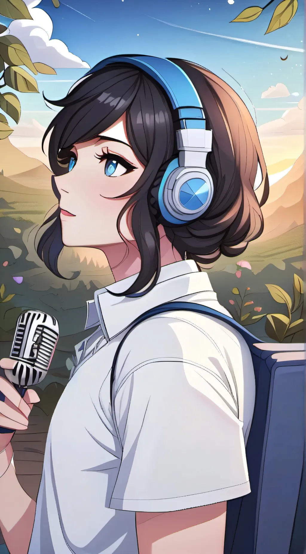 ai character: Finish the lyrics, background