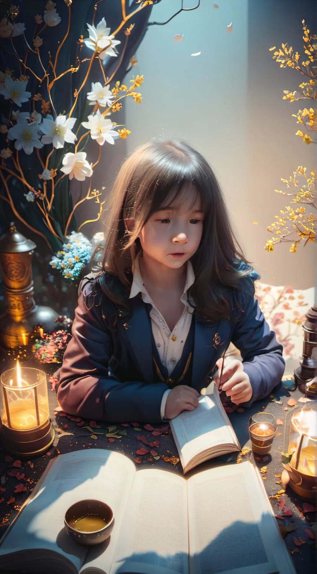 ai character: page background