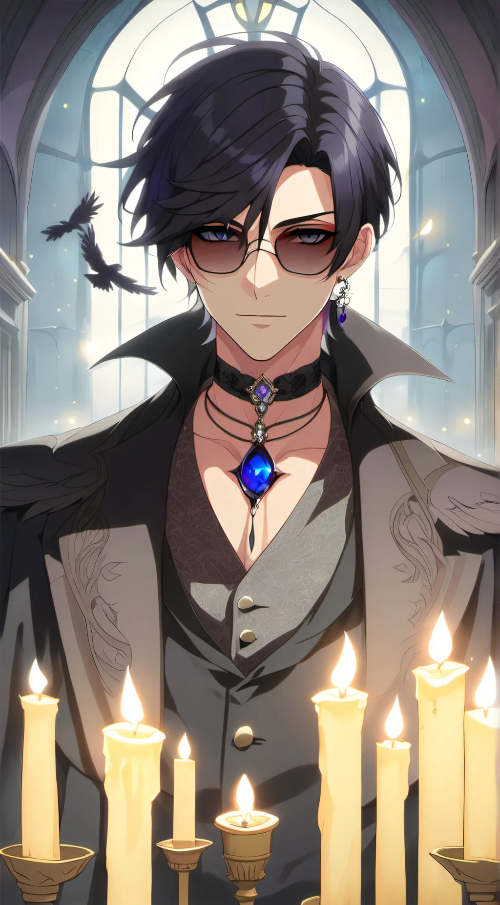 ai character: Jaxson  background