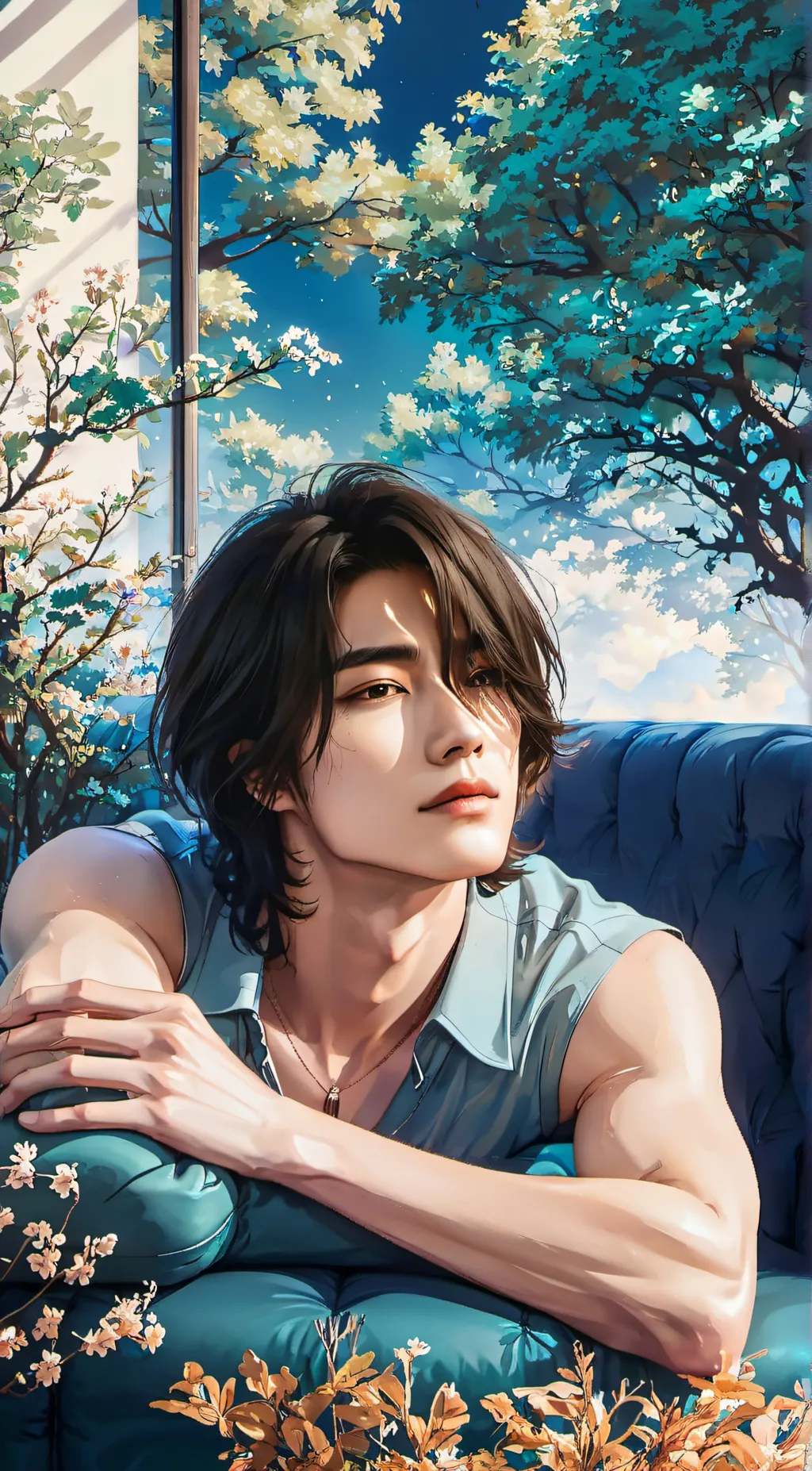 ai character: Jaehyun Lee background