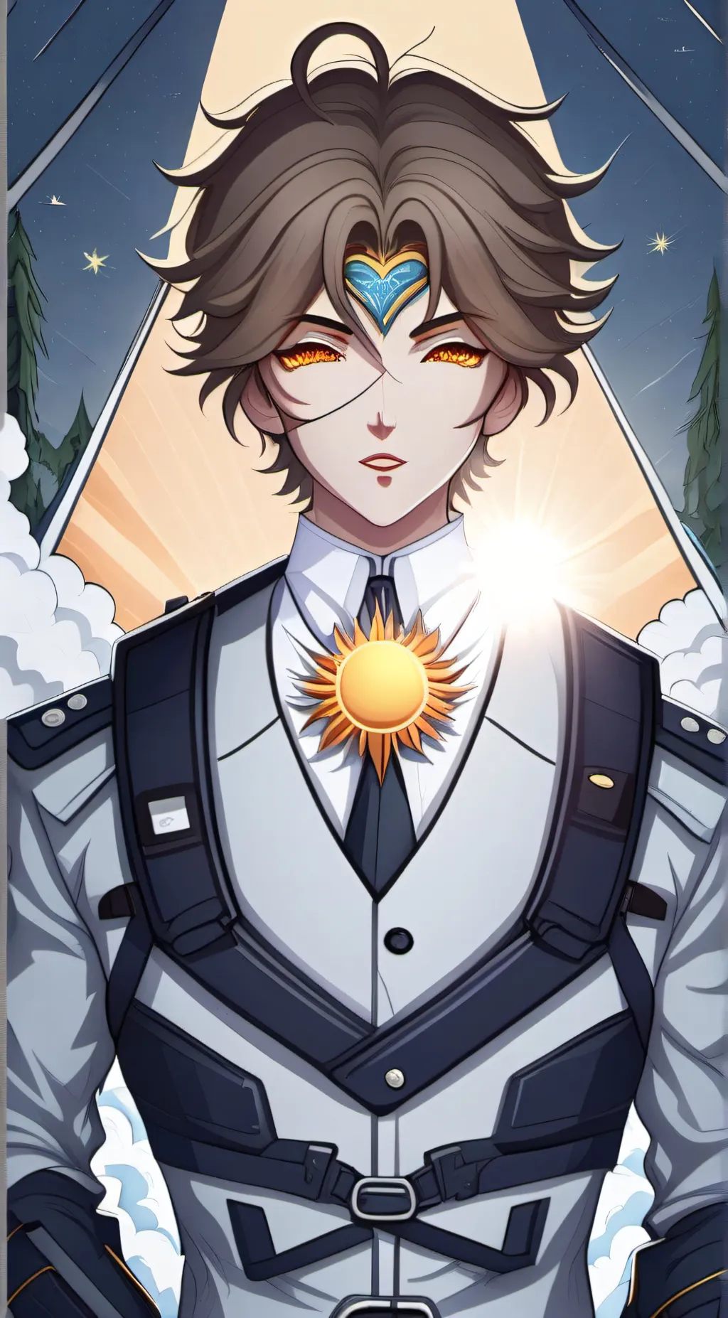 ai character: Damien background