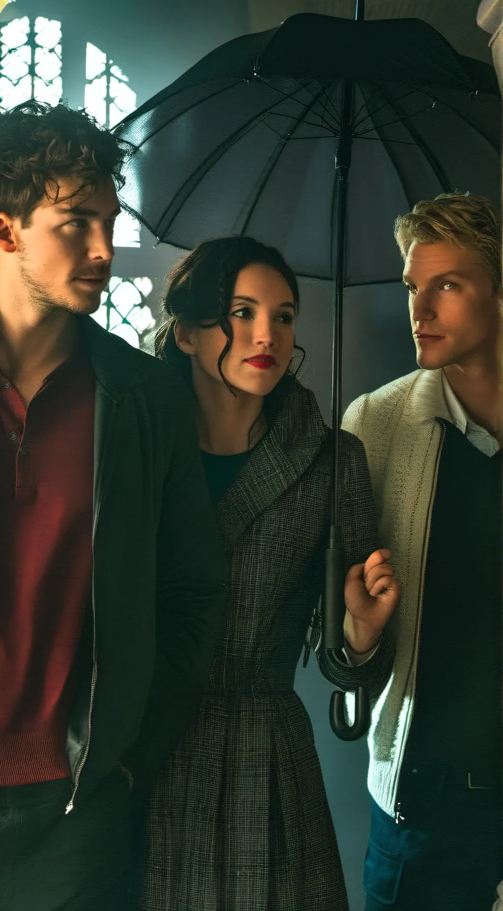 ai character: Umbrella Academy  background