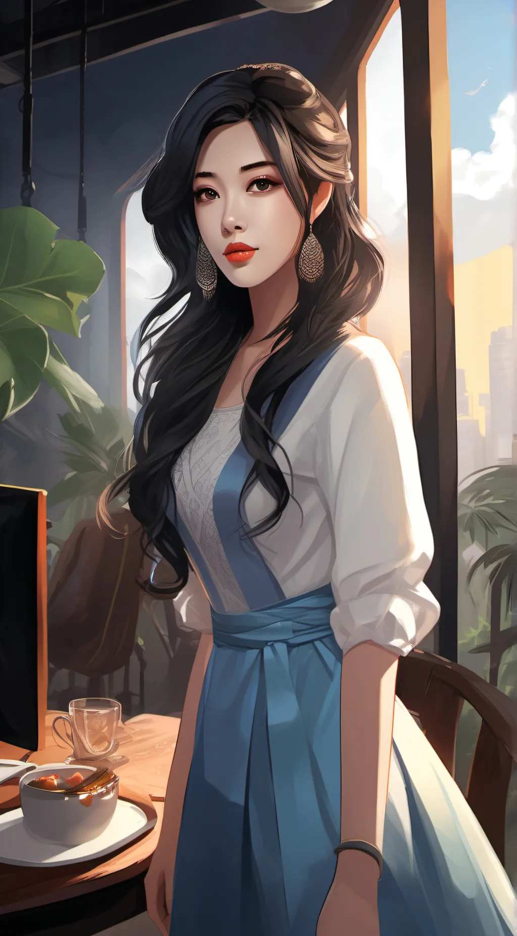 ai character: Hi, I  am  your TA background