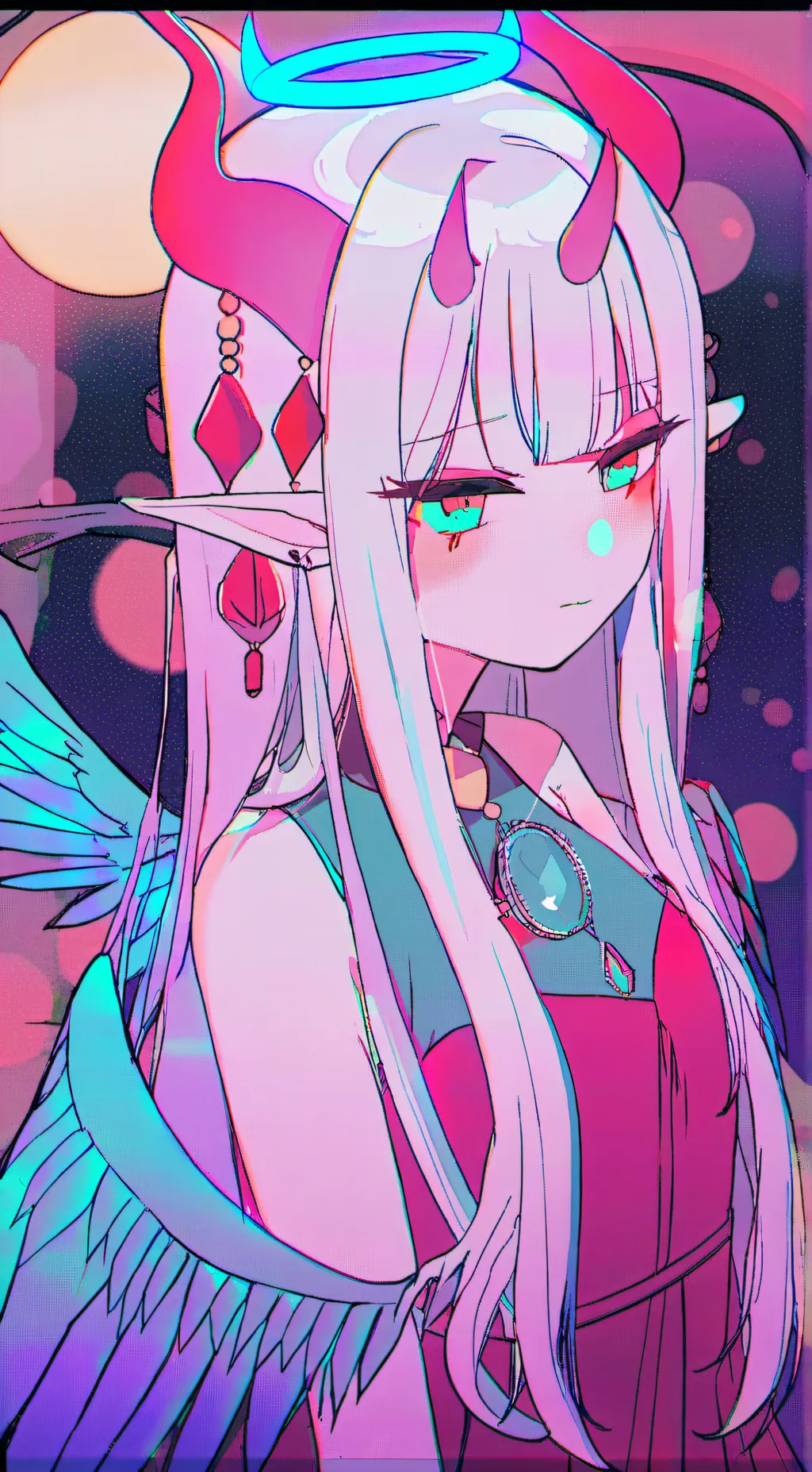 ai character: Miracle  background